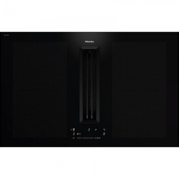 Miele KMDA7676 FL-U D Domino Επαγωγική Εστία Αυτόνομη με Απορροφητήρα 80x52εκ.